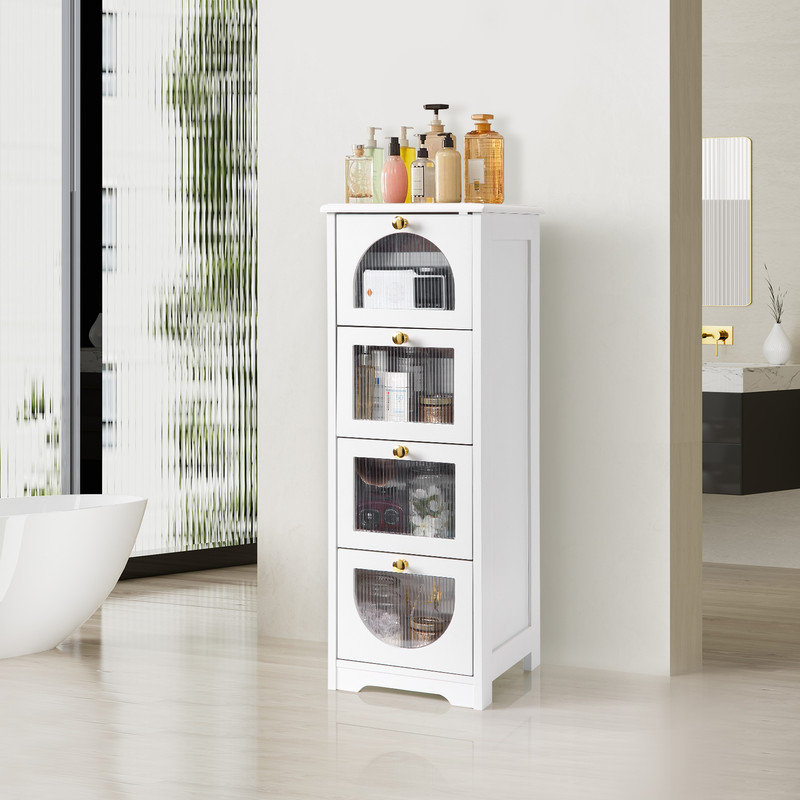 Hokku Designs Krishiva Freestanding Bathroom Cabinet | Wayfair